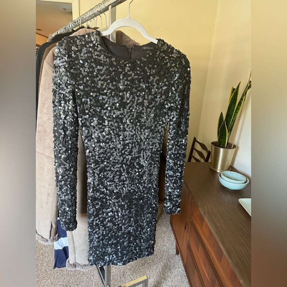 Rachel Zoe Sequin Mini Dress Petite